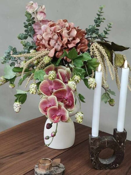 Smuk buket i rosa farver - Image 2