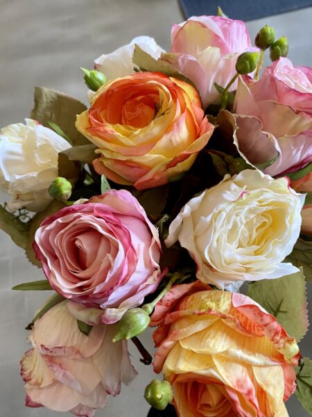 Vintage rosa buket