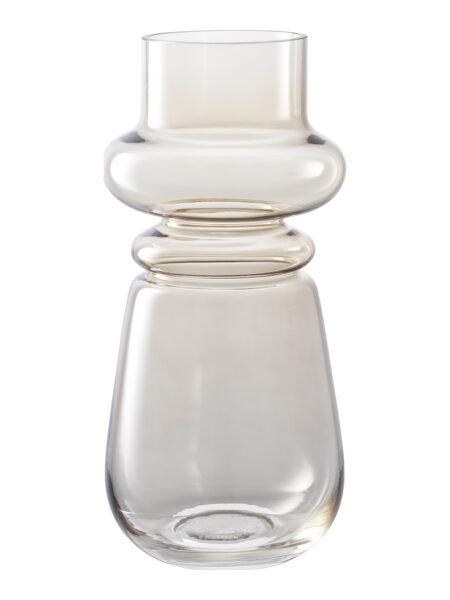 Vase i smoked brun