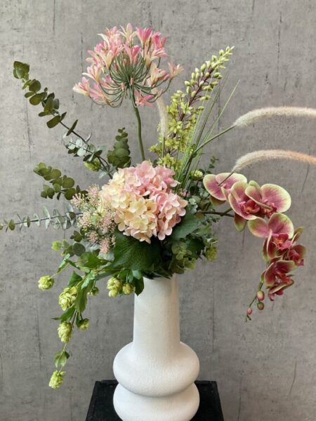 Hortensia rosa i buket
